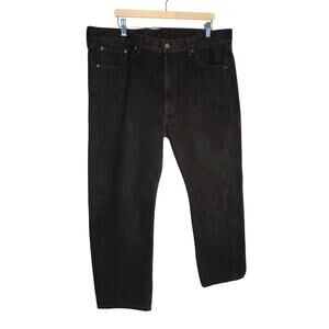 Levi's 505 Regular 40x29 Mens Jeans Black StreetWear Casual Work Straight Leg